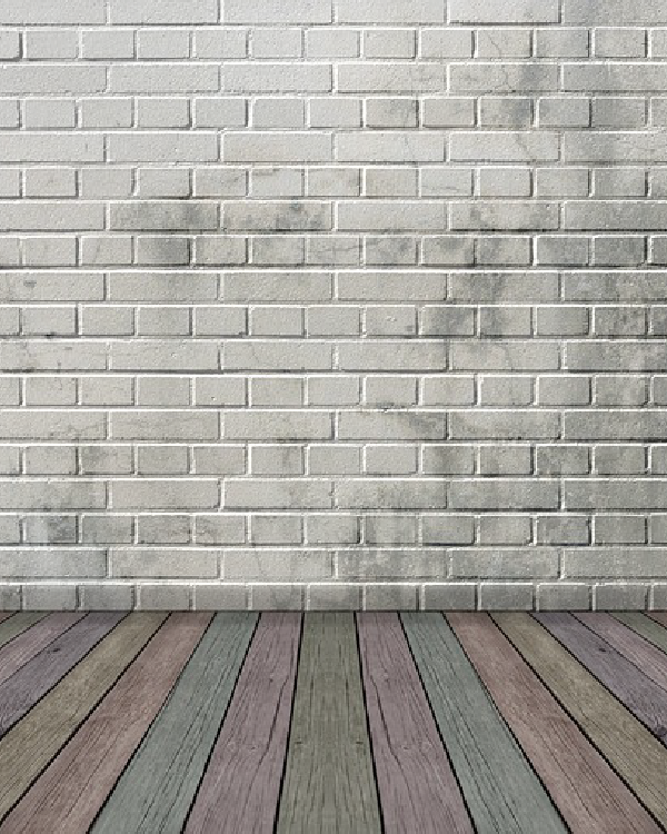 「壁・床」リフォームPART.3レンガ（白）andフロアタイル（カラフル）